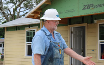 Crew leader Cary speaks on the joy of giving