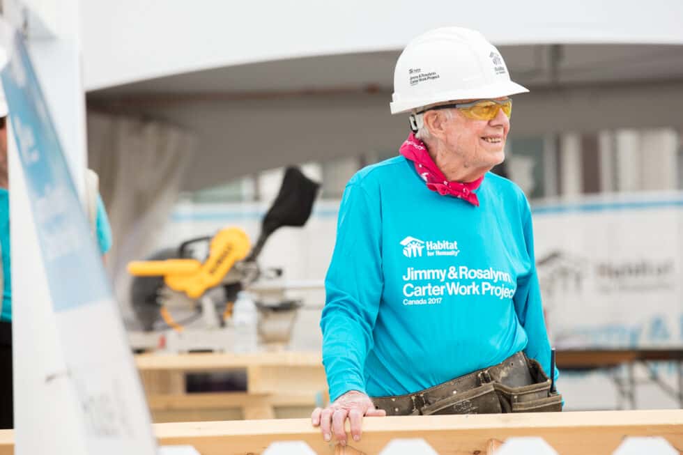 Mourning the death of former U.S. President Jimmy Carter Habitat for